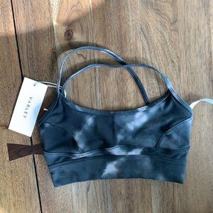 Varley Irena Bra - Black Tie Dye, XS, NWT
